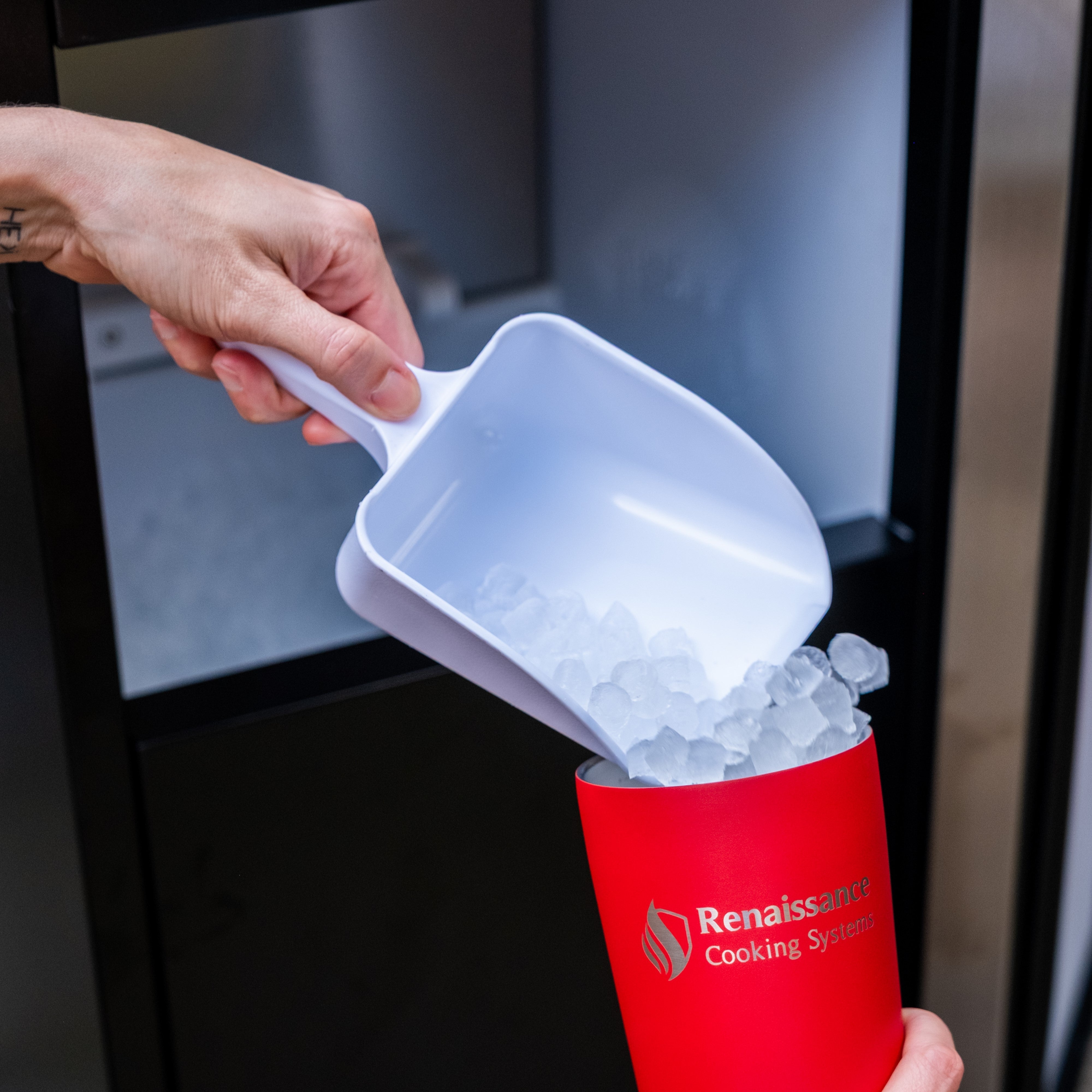 Image of The REFR3A Outdoor Nugget Ice Maker from Renaissance Cooking Systems is the Hottest Thing in a Cool Category